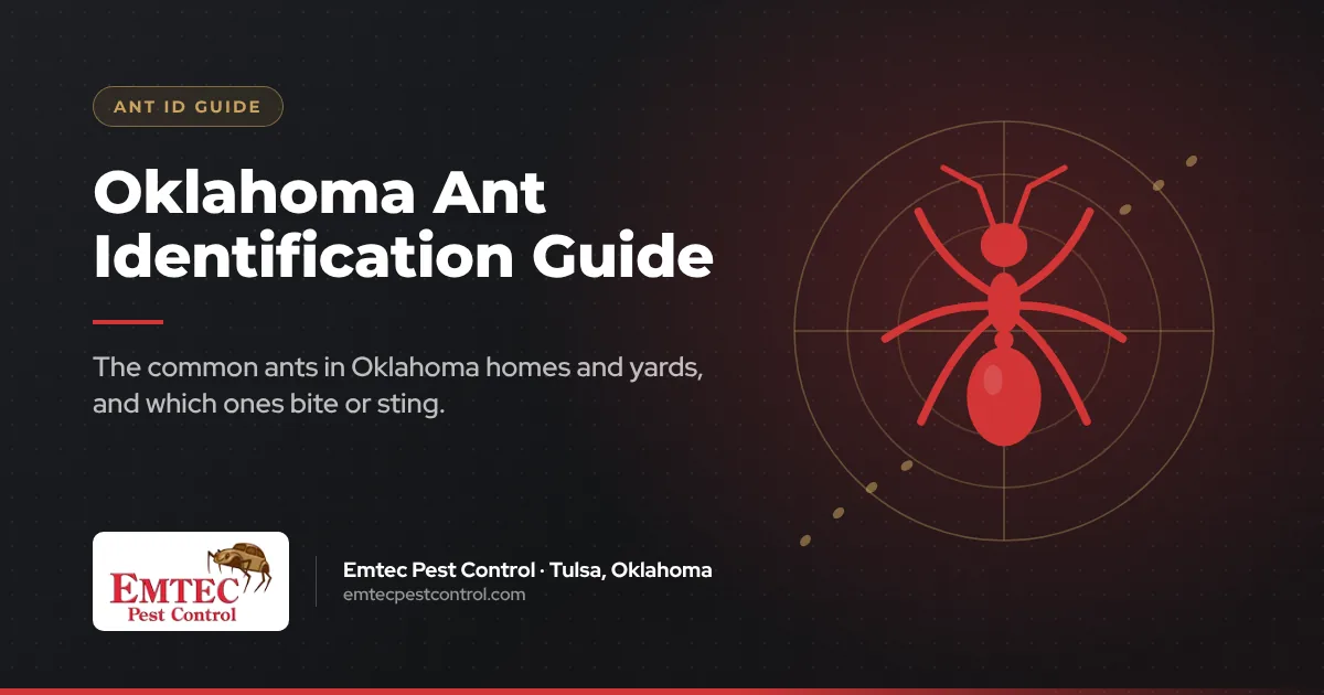 Oklahoma Ant ID Guide: the common ants in Oklahoma homes and yards