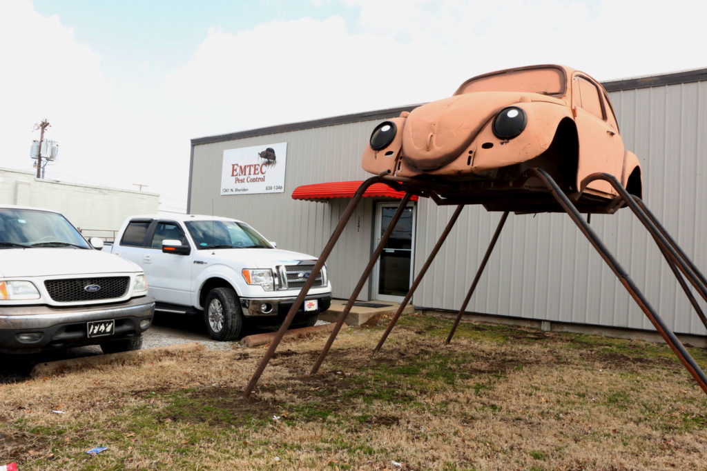 Exterior of Emtec Pest Control Office Building