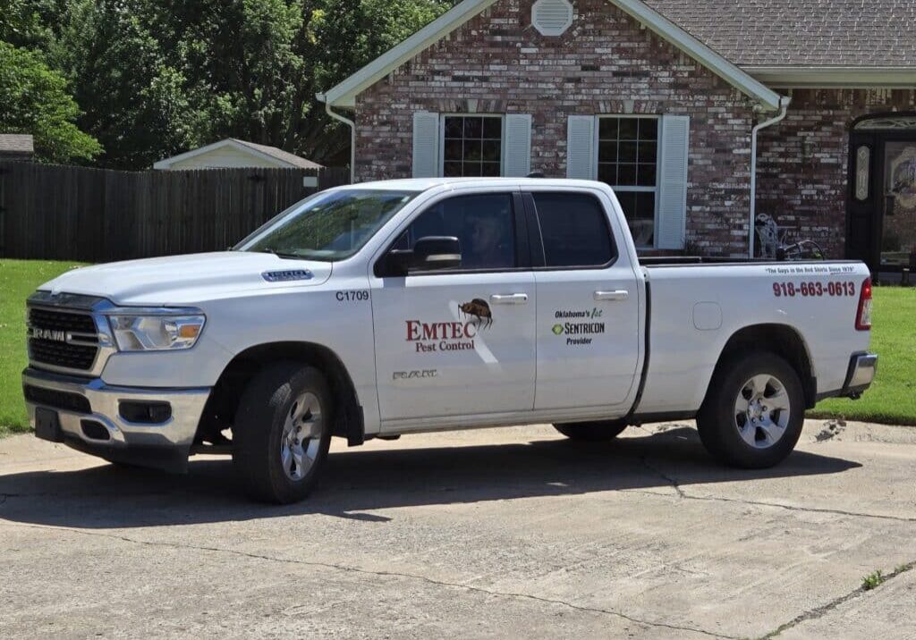 Emtec Pest Control of Tulsa Company Truck