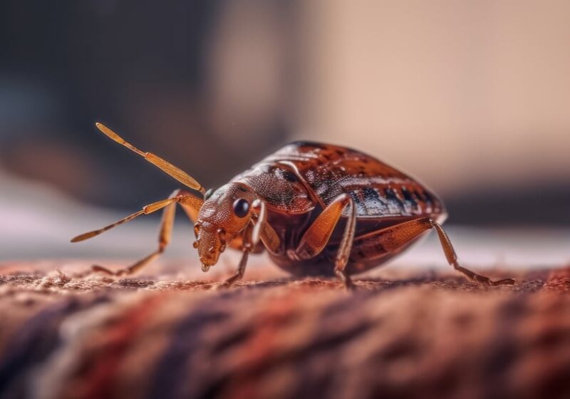 Bedbug Close up of Cimex hemipterus